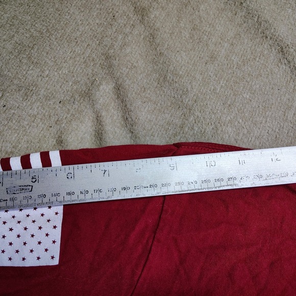 Men's Grunt Style Flight 93 Let's Roll T Shirt XL Red US Flag Military - Picture 7 of 7